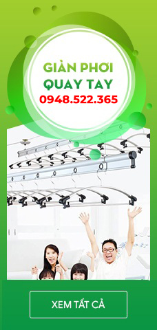 Giàn phơi quay tay